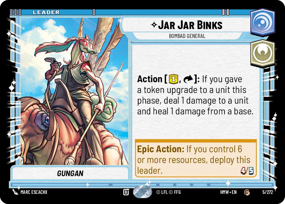 Jar Jar Binks - Bombad General (5/272) (5/272) [Homeworlds]