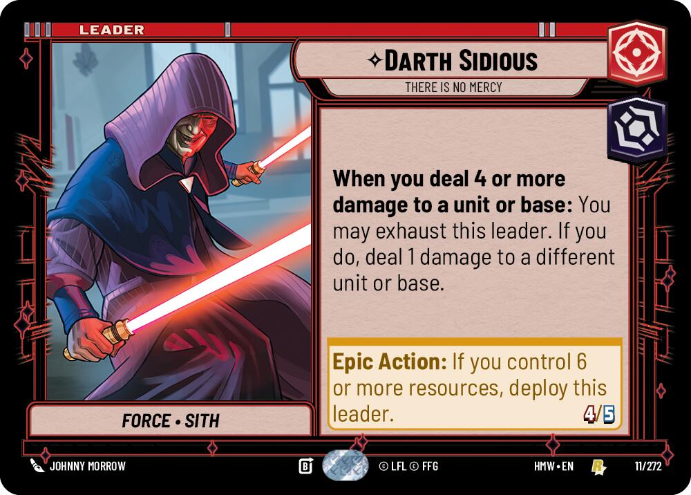 Darth Sidious - There Is No Mercy (11/272) (11/272) [Homeworlds]