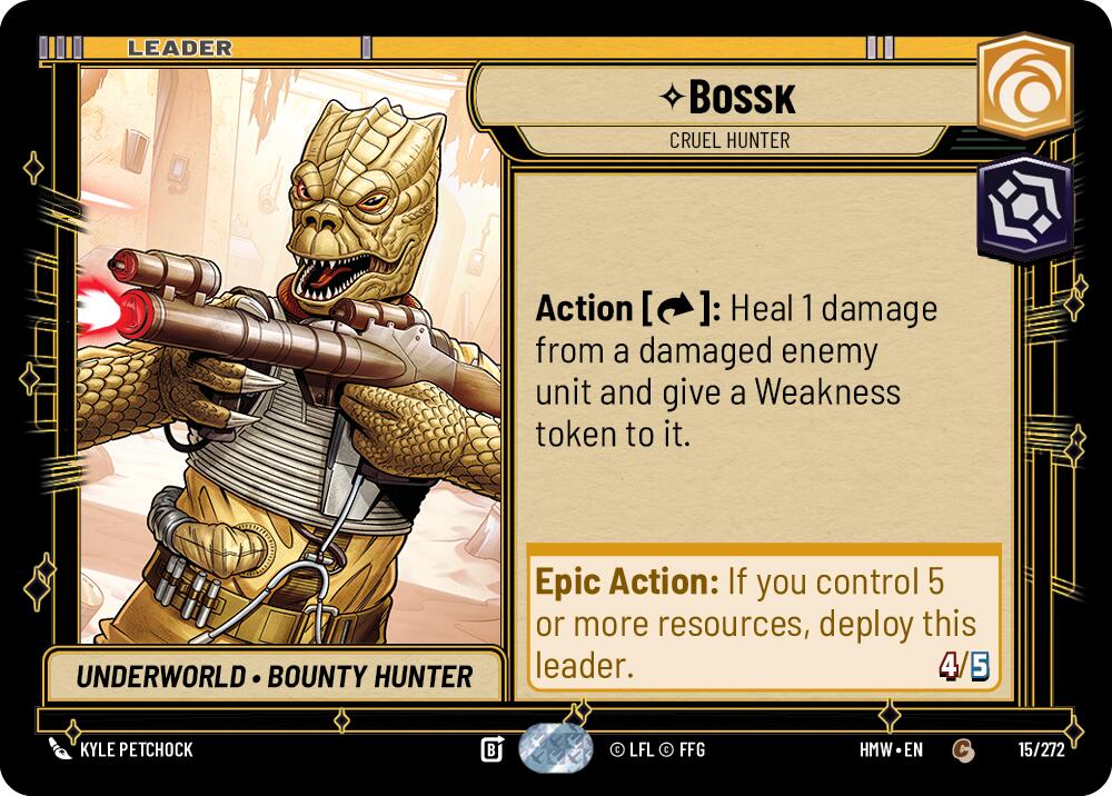 Bossk - Cruel Hunter (15/272) (15/272) [Homeworlds]