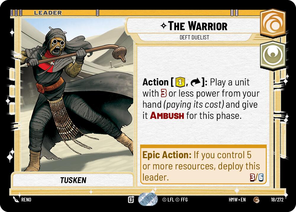 The Warrior - Deft Duelist (18/272) (18/272) [Homeworlds]