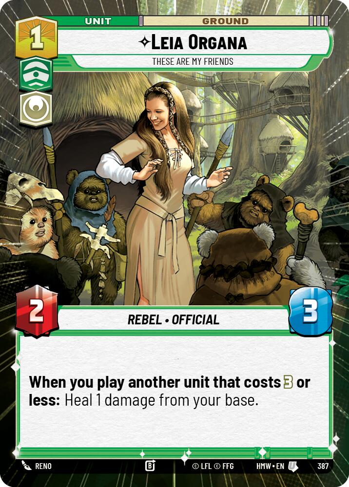 Leia Organa - These Are My Friends (387) (Hyperspace) (387) [Homeworlds]