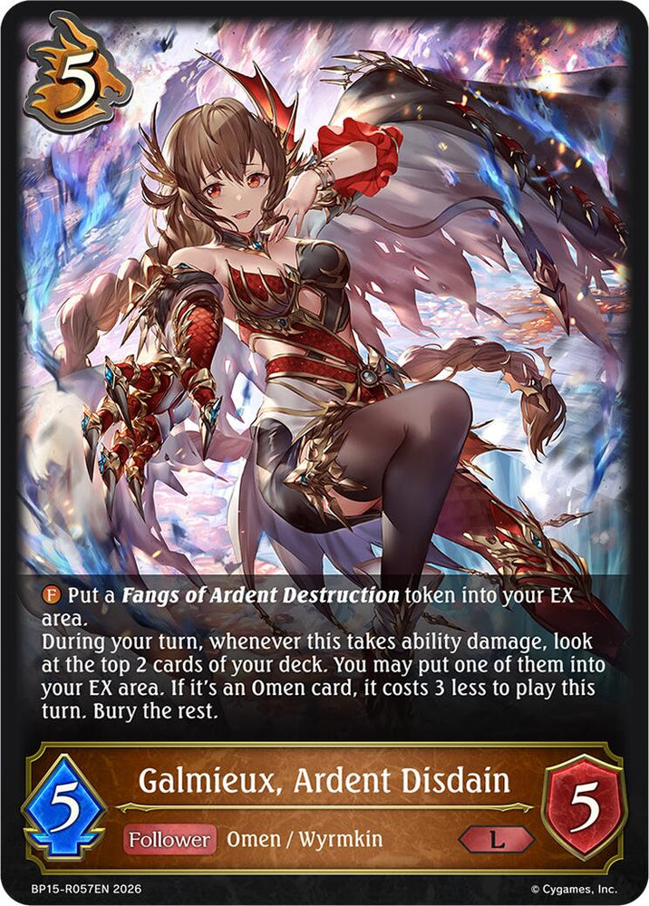 Galmieux, Ardent Disdain (BP15-R057EN) [Eightfold Retribution]