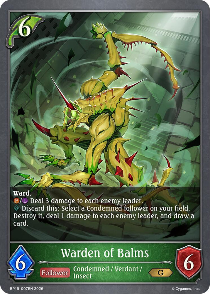 Warden of Balms (BP19-007EN) [Eightfold Retribution]
