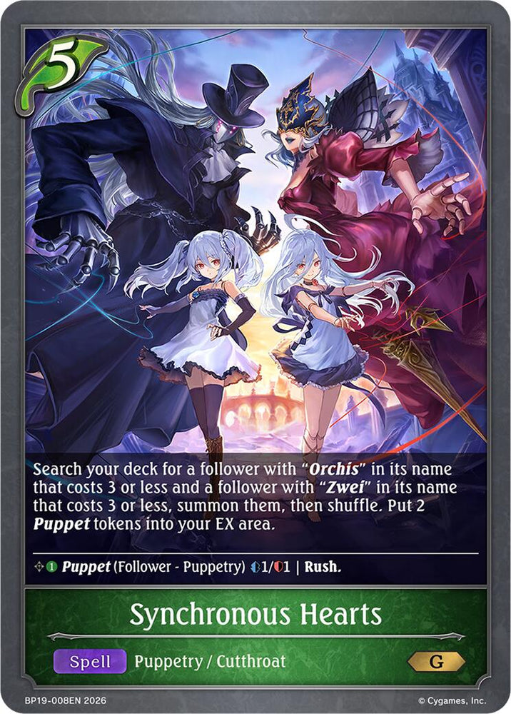 Synchronous Hearts (BP19-008EN) [Eightfold Retribution]