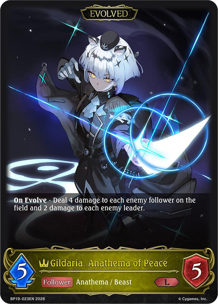 Gildaria, Anathema of Peace (Evolved) (BP19-023EN) [Eightfold Retribution]