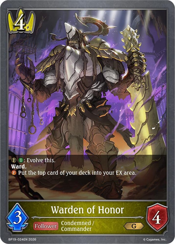 Warden of Honor (BP19-024EN) [Eightfold Retribution]