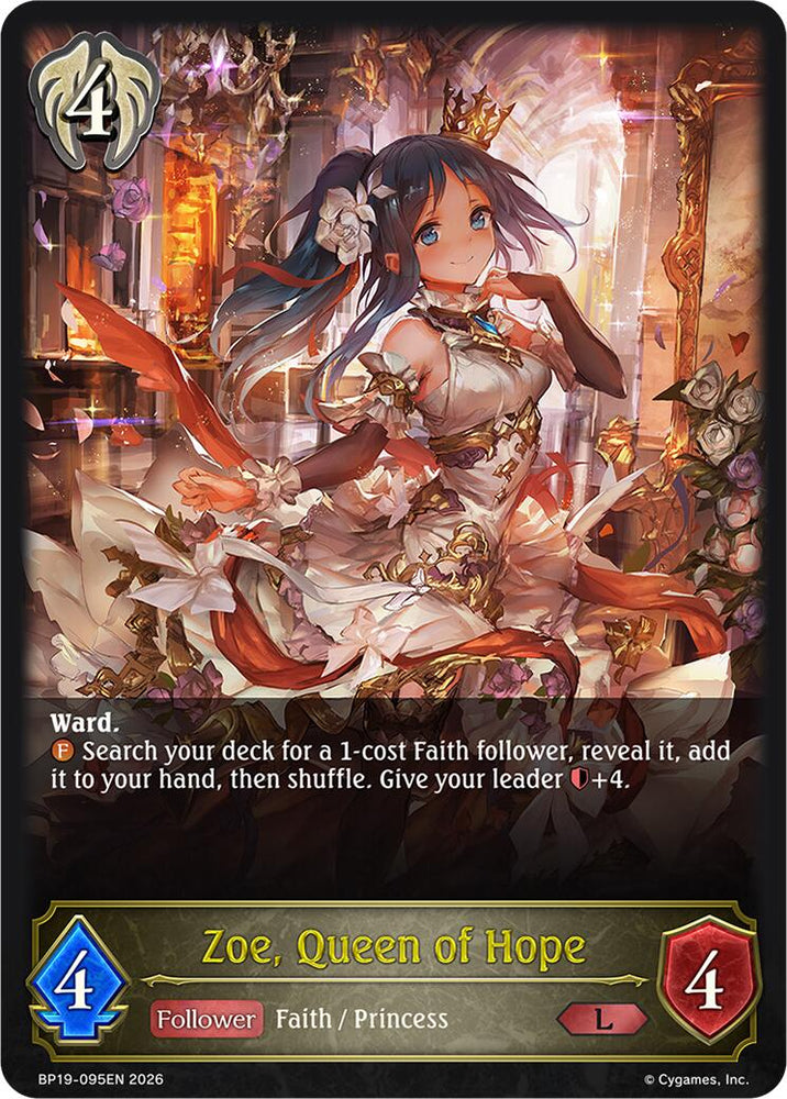 Zoe, Queen of Hope (BP19-095EN) [Eightfold Retribution]