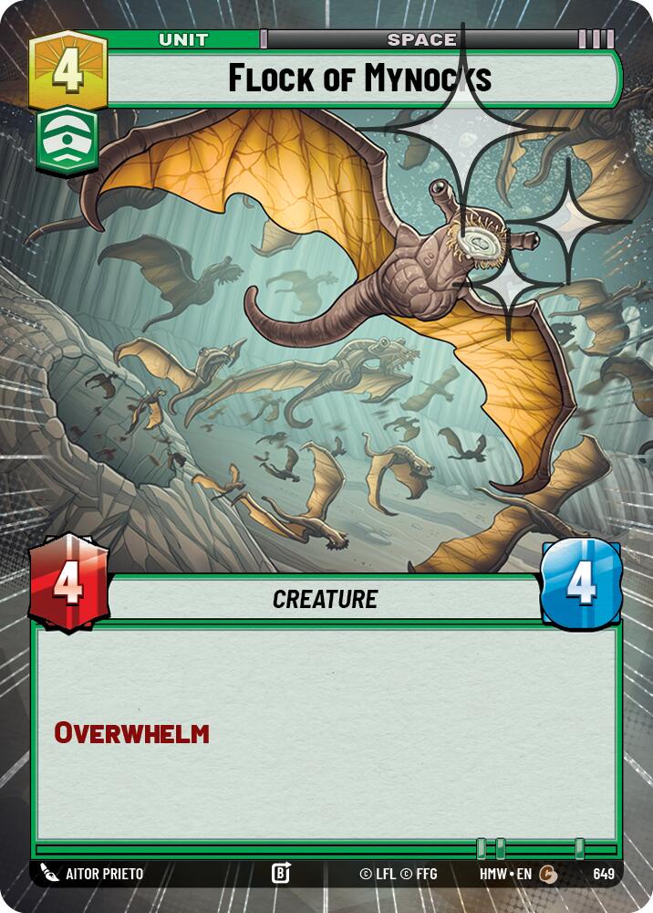 Flock of Mynocks (649) (Hyperspace Foil) (649) [Homeworlds]