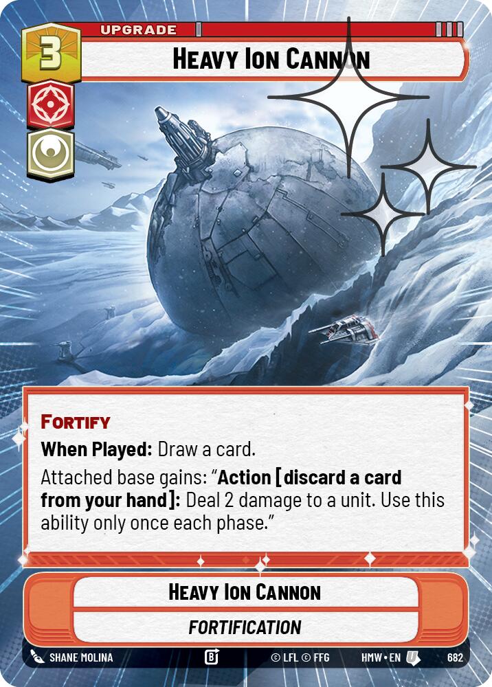 Heavy Ion Cannon (682) (Hyperspace Foil) (682) [Homeworlds]