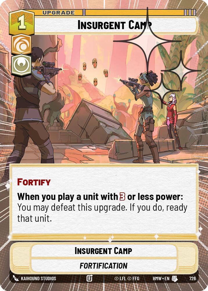 Insurgent Camp (726) (Hyperspace Foil) (726) [Homeworlds]