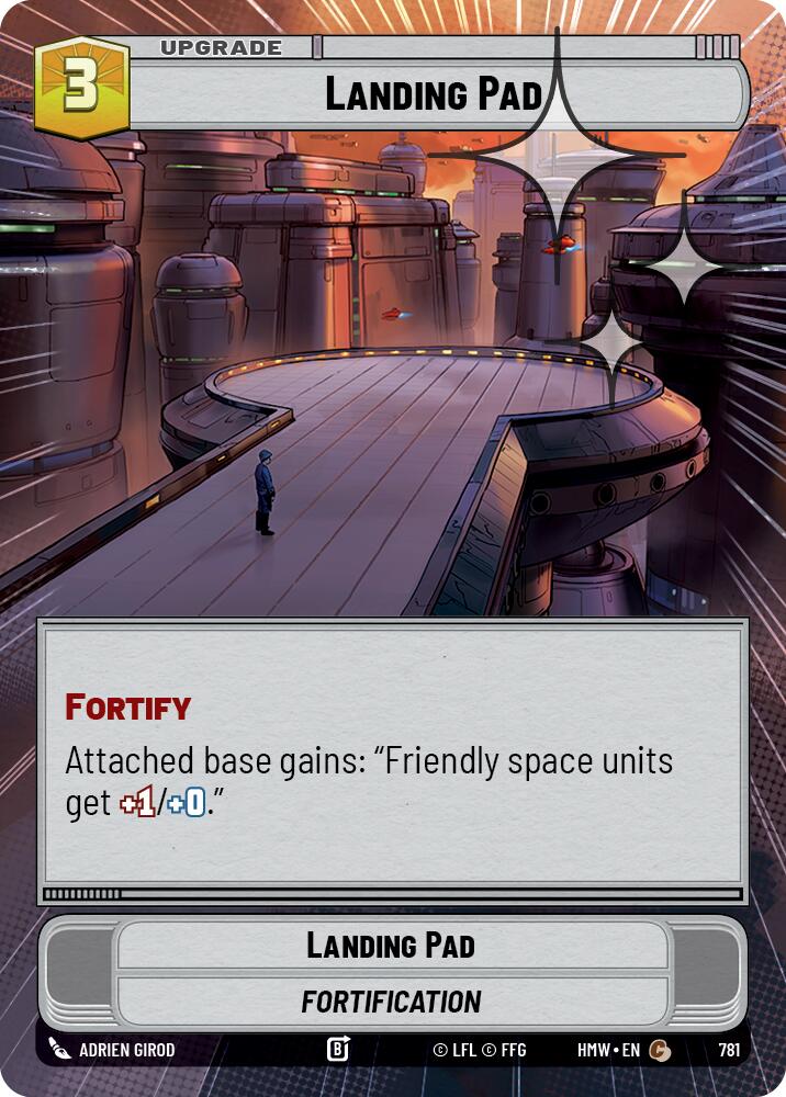 Landing Pad (781) (Hyperspace Foil) (781) [Homeworlds]