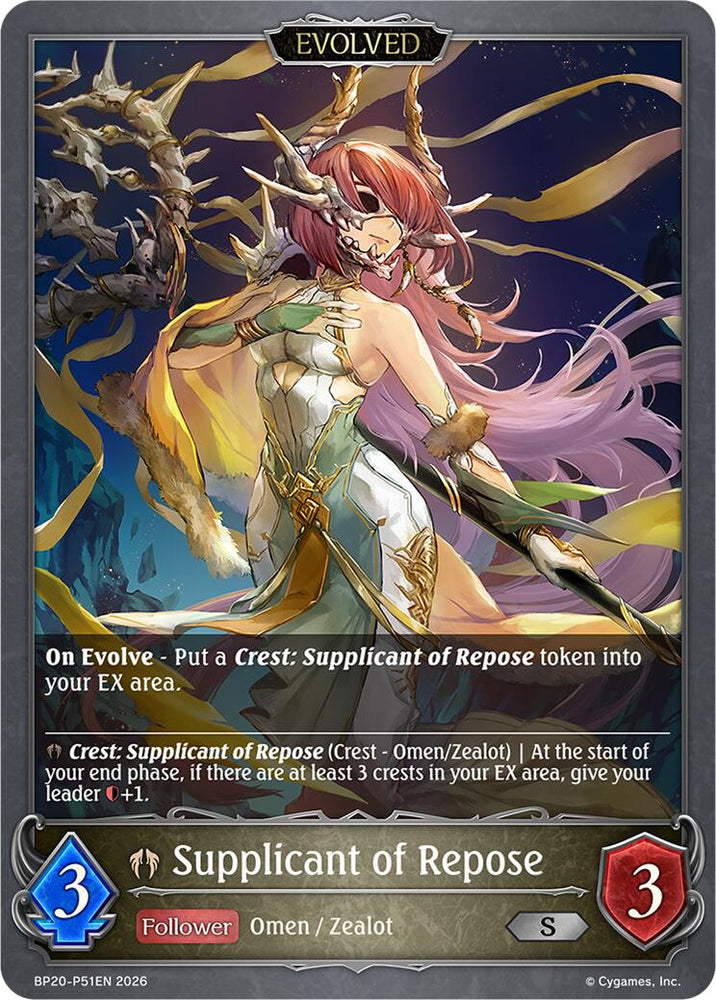 Supplicant of Repose (Evolved) - P51EN (Foil) (BP20-P51EN) [Omens and Heirs]