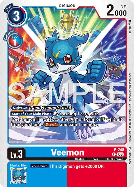 Veemon [P-248] (Official Store Tournament 2026 Vol. 4 Participant) [Promotional Cards]