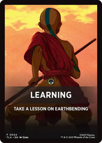 Learning Theme Card [Avatar: The Last Airbender Tokens]