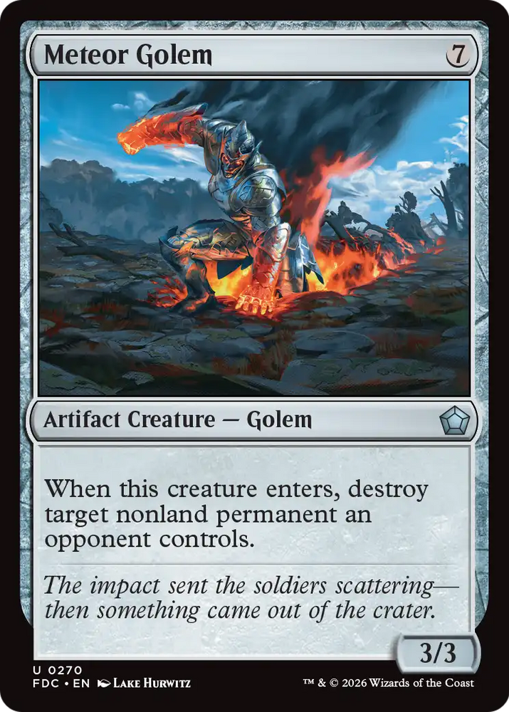 Meteor Golem [Foundations Commander]