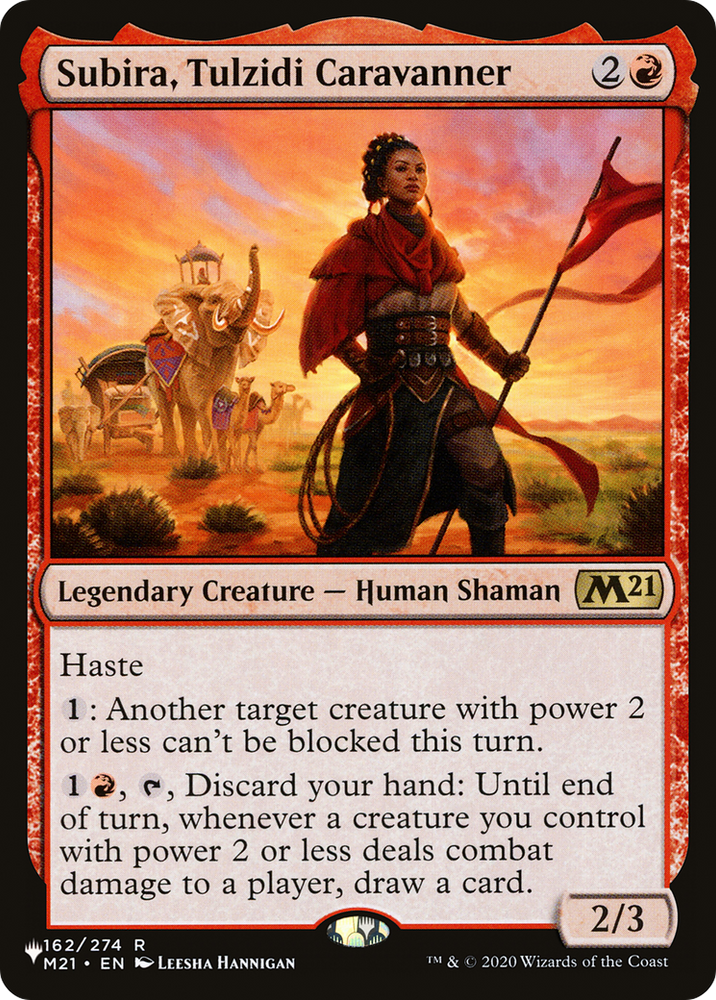 Subira, Tulzidi Caravanner [The List]