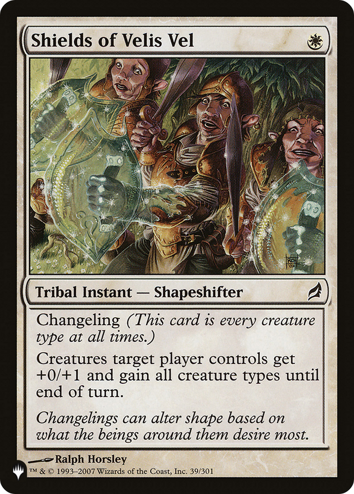 Shields of Velis Vel (LRW) [The List]
