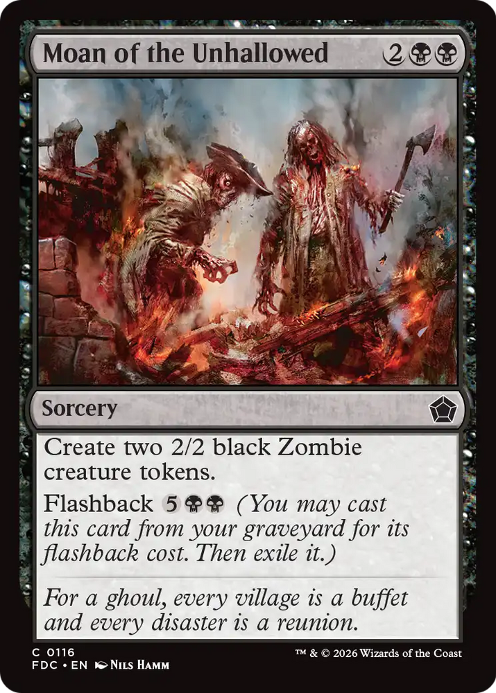 Moan of the Unhallowed [Foundations Commander]