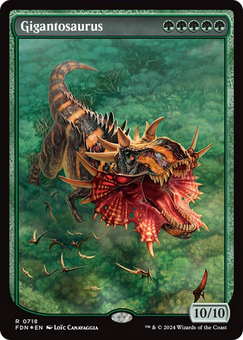 Gigantosaurus (Full Art) [Foundations]