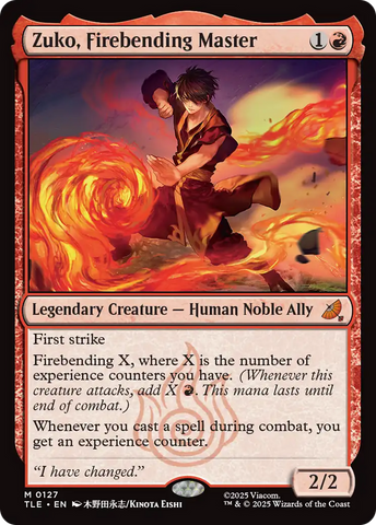 Zuko, Firebending Master [Avatar: The Last Airbender: Eternal-Legal]