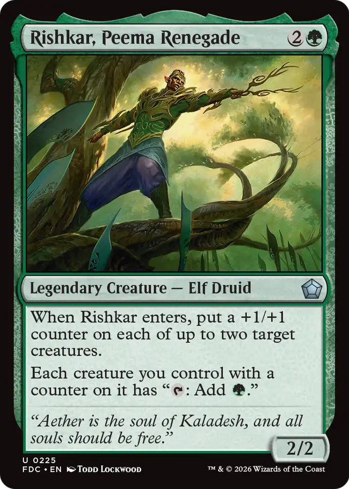 Rishkar, Peema Renegade [Foundations Commander]