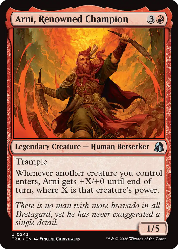 Arni, Renowned Champion [Reality Fracture]