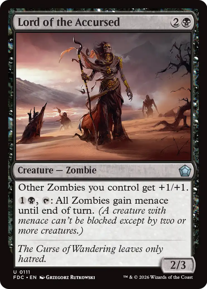 Lord of the Accursed [Foundations Commander]