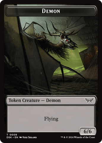 Demon Token [Duskmourn: House of Horror Tokens]