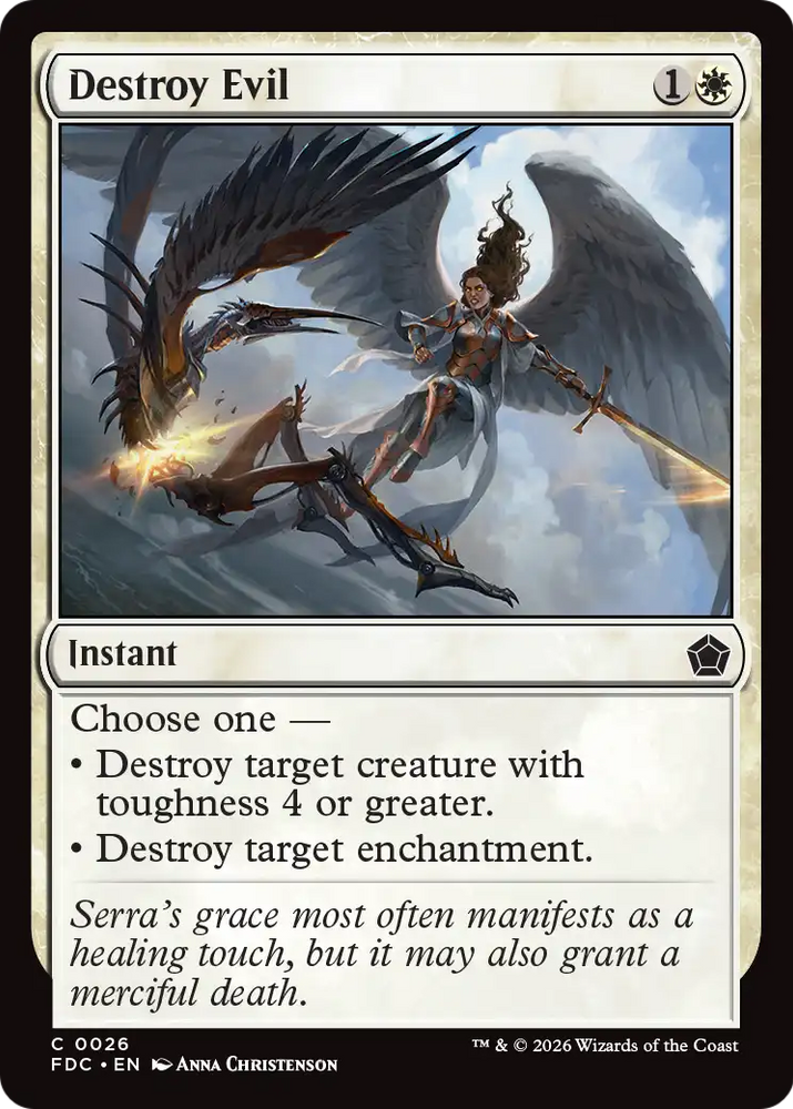 Destroy Evil [Foundations Commander]