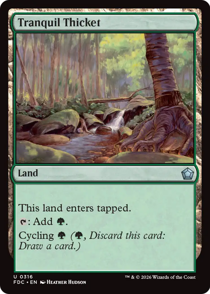 Tranquil Thicket [Foundations Commander]