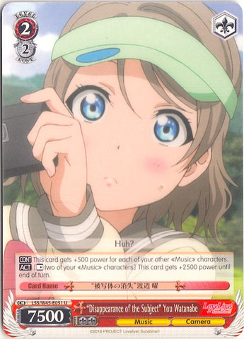 "Disappearance of the Subject" You Watanabe (LSS/W45-E051 U) [Love Live! Sunshine!!]