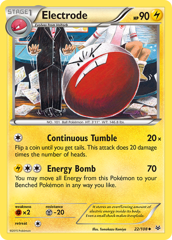 Electrode (22/108) [XY: Roaring Skies]