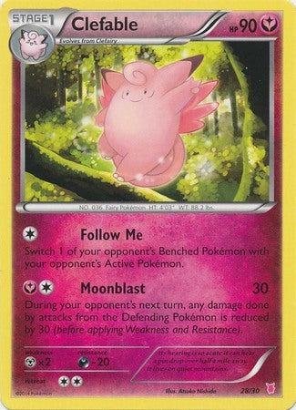 Clefable (28/30) [XY: Trainer Kit 1 - Wigglytuff]