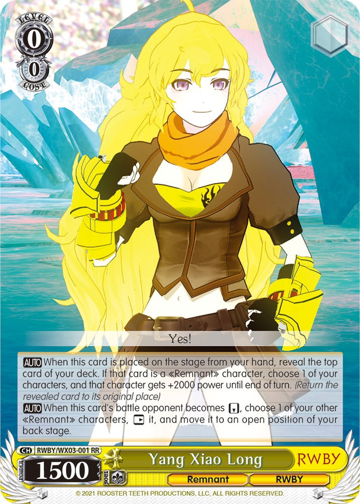 Yang Xiao Long (RWBY/WX03-001 RR) [RWBY]