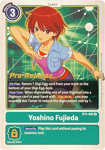 Yoshino Fujieda [BT4-095] [Great Legend Pre-Release Promos]