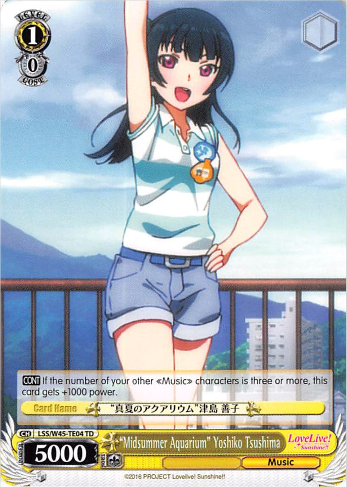 "Midsummer Aquarium" Yoshiko Tsushima (LSS/W45-TE04 TD) [Love Live! Sunshine!!]