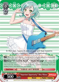 "Important Opportunity" Hina Hikawa (BD/W63-E061 C) [BanG Dream! Girls Band Party! Vol.2]