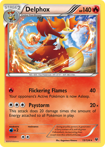 Delphox (13/124) [XY: Fates Collide]