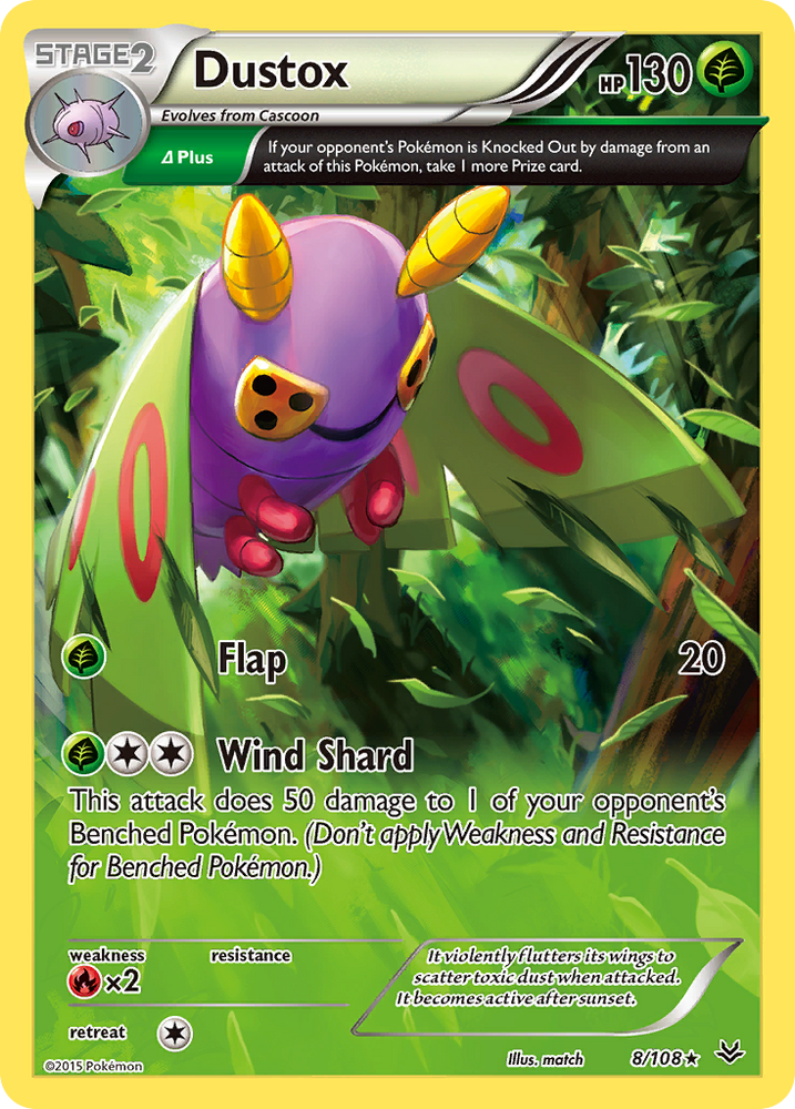 Dustox (8/108) [XY: Roaring Skies]