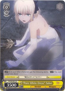 "Pure White Dress" Saber (FS/S36-E012 U) [Fate/Stay Night [Unlimited Blade Works] Vol. II]