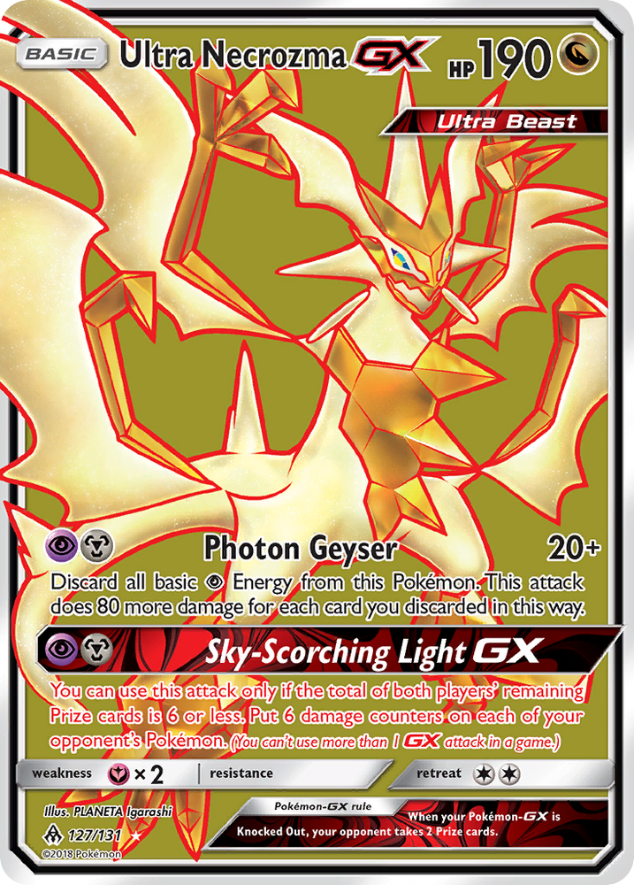 Ultra Necrozma GX (127/131) [Sun & Moon: Forbidden Light]