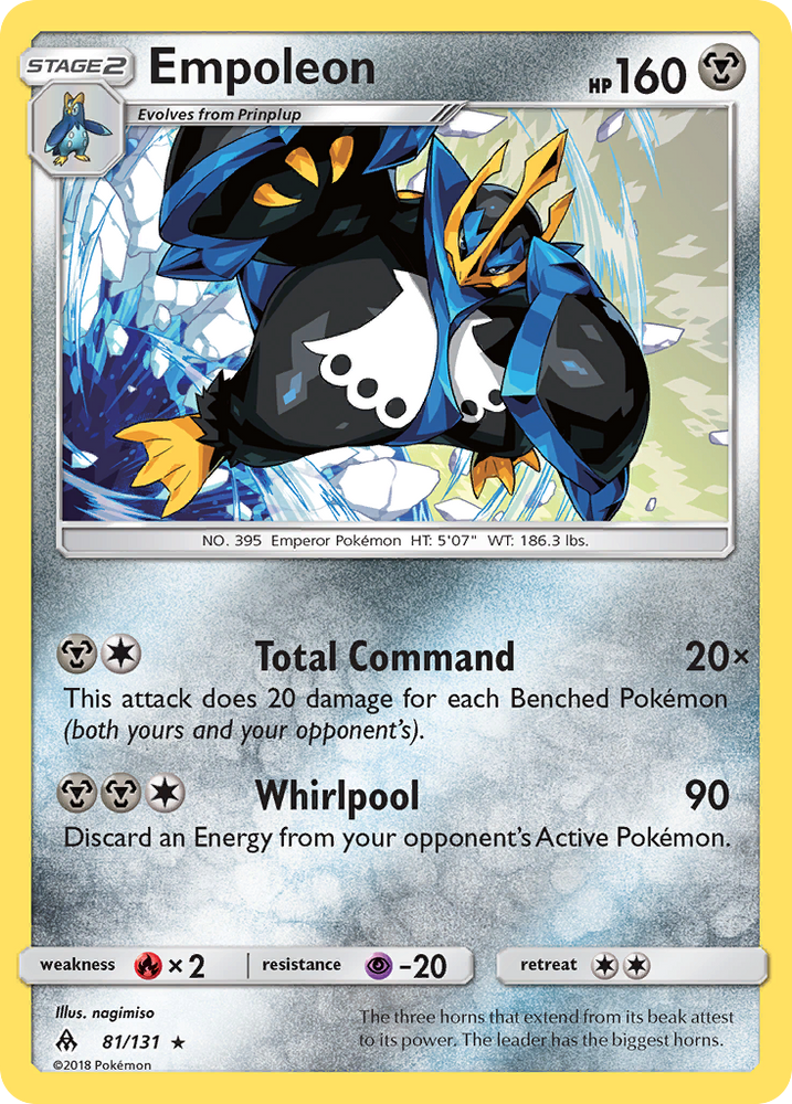 Empoleon (81/131) [Sun & Moon: Forbidden Light]