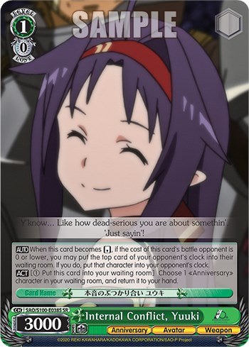 Internal Conflict, Yuuki [Sword Art Online Animation 10th Anniversary]
