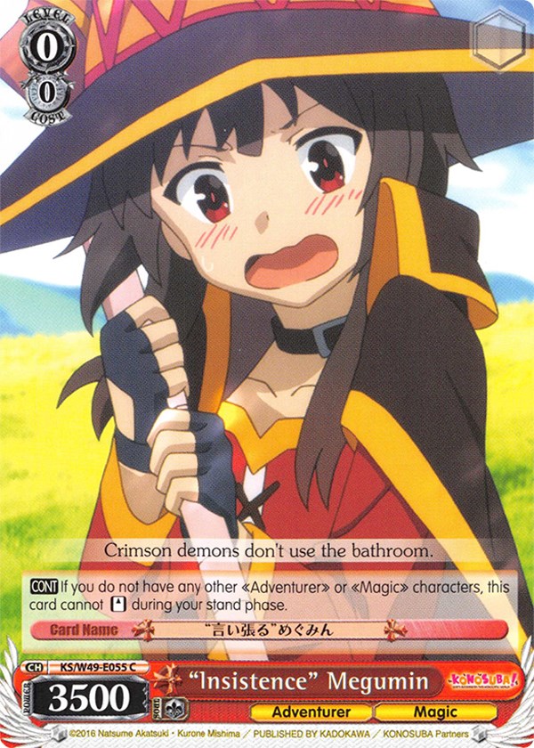 "Insistence" Megumin (KS/W49-E055 C) [KonoSuba]