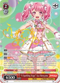 "A Sparkling Stage" Aya Maruyama (BD/EN-W03-067SPM SPM) [BanG Dream! Girls Band Party! MULTI LIVE]