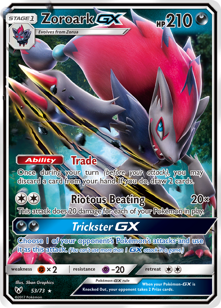 Zoroark GX (53/73) [Sun & Moon: Shining Legends]