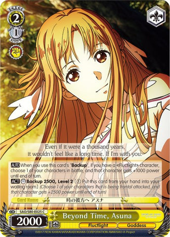 Beyond Time, Asuna (SAO/S80-E025 C) [Sword Art Online -Alicization- Vol.2]