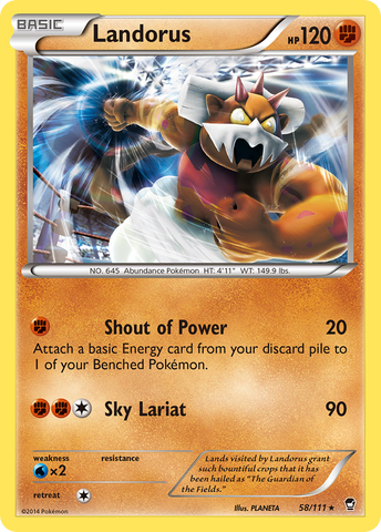 Landorus (58/111) [XY: Furious Fists]