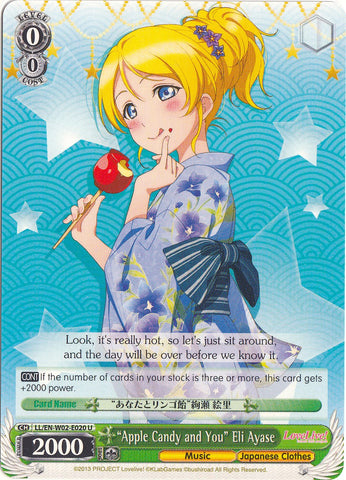 "Apple Candy and You" Eli Ayase (LL/EN-W02-E020 U) [Love Live! DX Vol.2]