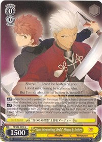 "Non-intersecting Ideals" Shirou & Archer (FS/S36-E010 U) [Fate/Stay Night [Unlimited Blade Works] Vol. II]